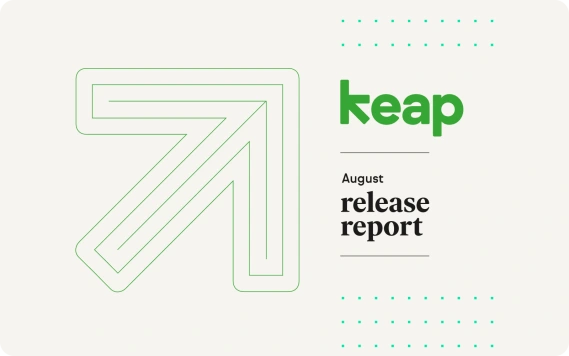Keap's August Release Report